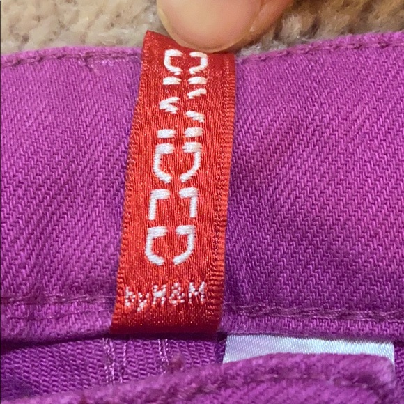 Pink / purple H&M jeans - Picture 3 of 3